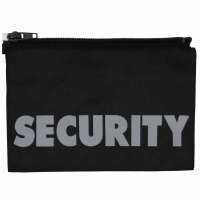 PÁSKA SECURITY 17x11 cm SE ZIPEM ČERNÁ