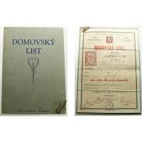 DOMOVSKÝ LIST 1939 LUŽEC N CIDLINOU